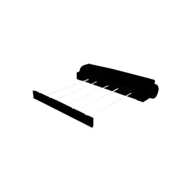 Imagem de Varal Retrátil com Trava de Segurança, 4.17m de Comprimento, 34.5cm de Largura, 7cm de Altura, Equivale a 20.5m, para Apartamento