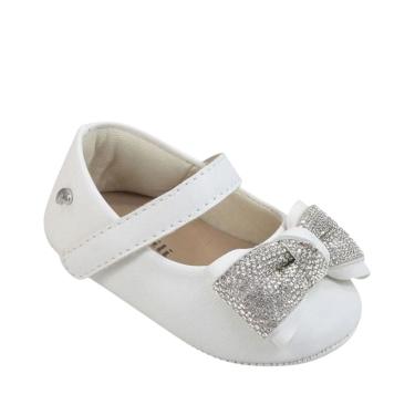 Imagem de Sapato infantil Pampili Laço e Manta Branco