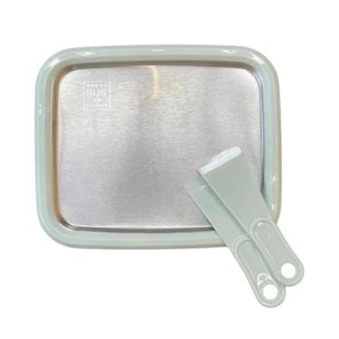 Imagem de AFXGUSD Máquina Multifuncional de Sorvete Instantâneo Enrolado com Espátulas para Uso No Quarto, Luz Verde