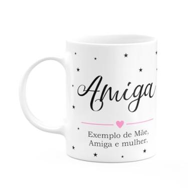 Imagem de JPS INFO, Caneca Minimalista Mães - Amiga, exemplo de mãe