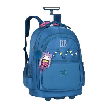 Imagem de Mochila de Rodas Juvenil Rebecca Bonbon   Meninas Escolar