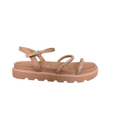 Imagem de Sandália Vizzano Papete 6459123, 36, Camel, Ouro rosado