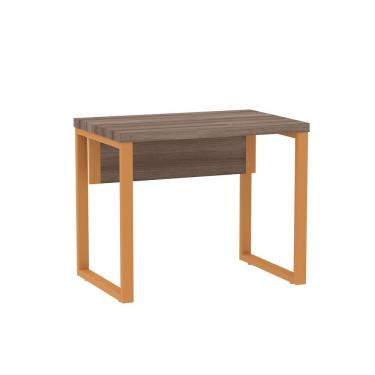 Imagem de Mesa Escritório 900x600x750mm M900pe40tub Walnut-laranja Picasso