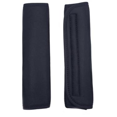 Imagem de Vincool Capa para cinto de segurança, acessórios internos para carro, caminhonete 2025, couro de fibra de carbono, protetor de almofada de pescoço de ombro, 2 peças