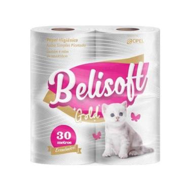 Imagem de Papel higienico f simples belisoft gold c4, Unico, ÚNICO