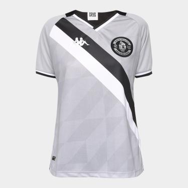 Imagem de Camisa de Goleiro Vasco III 21/22 s/n° Torcedor Kappa Feminina-Feminino