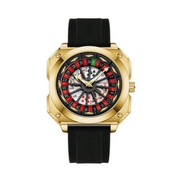 Imagem de Relógio Masculino Estilo Esportivo Com Pulseira De Silicone, Luz Notur