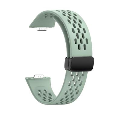 Imagem de GAFNED Pulseira de silicone com fivela dobrável para Huawei Watch Fit 3, pulseira esportiva HUAWEI Fit3, One Size, Ágata