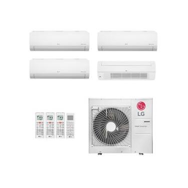 Imagem de Ar-Condicionado Multi Split Inverter LG 48.000 (2x Evap HW 7.000 + 1x Evap HW 12.000 + 1x Evap Cassete 1 Via 18.000) Quente/Frio 220V