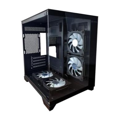 Imagem de GABINETE GAMER PRETO - HAYOM- GB1790