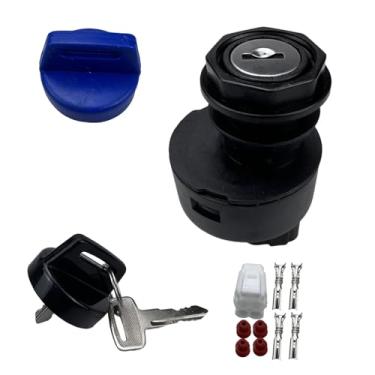 Imagem de Chave de ignição para carrinho de golfe com conectores compatíveis com Yamaha G22 G29 Drive, Drive 2 elétrico e gasolina carrinho de golfe com 2 chaves, peça de substituição número JW1-H2510-00 JU2