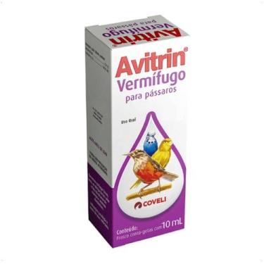 Imagem de Avitrin vermífugo 10ml coveli para pássaros