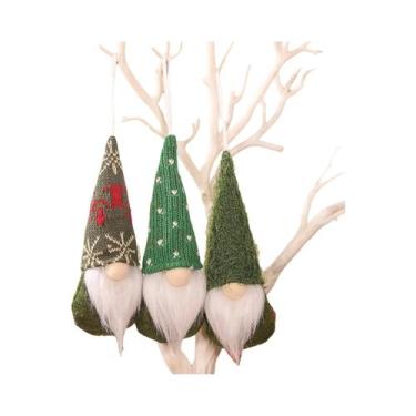 Imagem de Boneco Sem Rosto Com Gorro De Tricô, Presentes De Natal, Decorações De