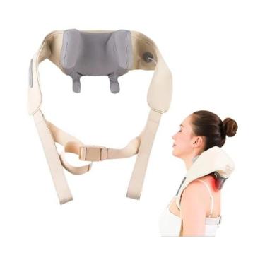 Imagem de Massageador Sem Fio Para Pescoço, Ombros E Costas Com Motor Sem Escova