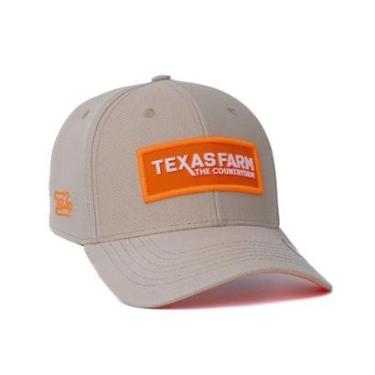 Imagem de BONE TEXAS FARM - RANCH FIRE - TF735 - BEGE/ LARANJA NEON Único-Unissex