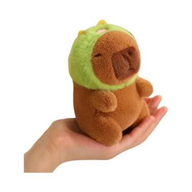 Imagem de Brinquedo De Pelúcia Capivara De 12cm Simulação De Animal De Estimação