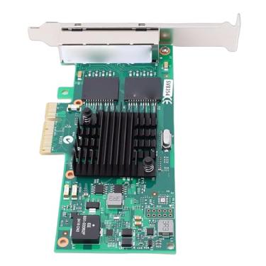 Imagem de Jiawu Placa de Rede Gigabit Ethernet PCI Express Com Controlador 350AM4 de Alto Desempenho para Desktop de Servidor, Adaptador de Rede PCIE para Data Centers e Sistemas de Visão de Máquina