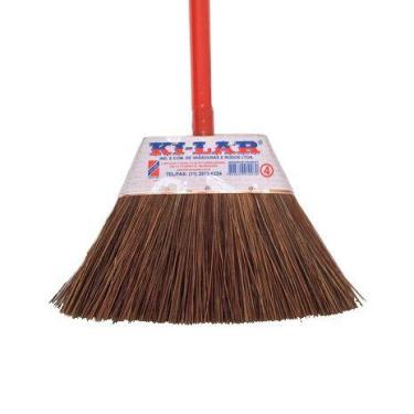 Imagem de Vassoura de Piaçava nº 4 Kilar K0012 com Cabo - Código 778710