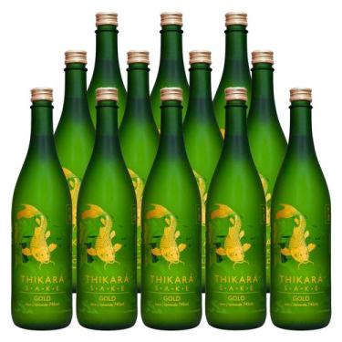 Imagem de Saquê Seco Thikará Sake Gold Garrafa 745ml 12 Unidades