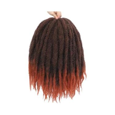 Imagem de Extensões De Cabelo Sintético Afro Kinky Marley Twist Para Tranças, 10