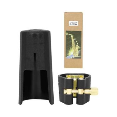 Imagem de Abraçadeira De Couro Para Boquilha De Saxofone Com Fivela - Acessórios