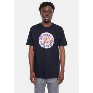 Imagem de Camiseta NBA Oil Color Los Angeles Lakers Masculino-Masculino