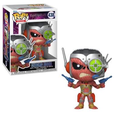 Imagem de Funko Pop Rocks Iron Maiden 438 Cyborg Eddie