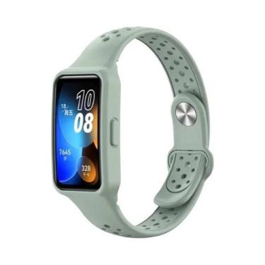Imagem de Pulseira Esportiva De Silicone Respirável Para Huawei Band 10 9 8 7 6,