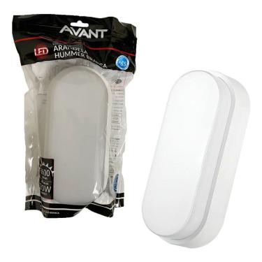 Imagem de Arandela Tartaruga Hummer Branca Avant 20w 6500k