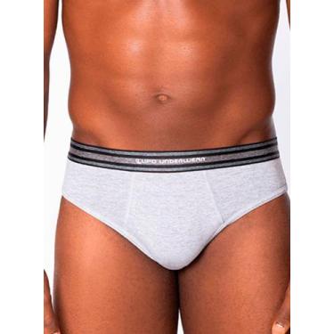 Imagem de Cueca Slip Lupo 00524-003 Algodão com Elastano T. P/GG, M, 8001, Cinza