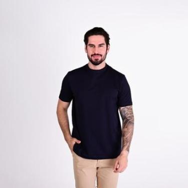 Imagem de Camiseta Oficina Reserva Gola Alta Marinho-Masculino