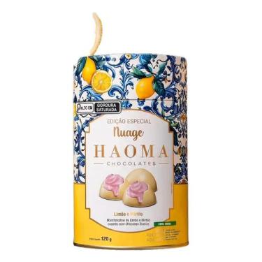 Imagem de Nuage Limão E Mirtilo Com Chocolate Branco Lata 120g Haoma