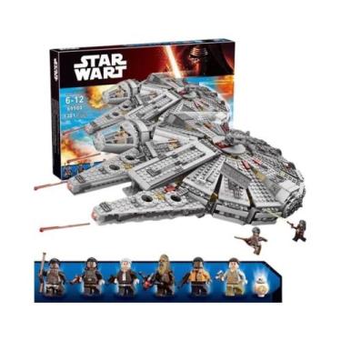 Imagem de Conjunto De Blocos De Montagem Modelo De Nave Espacial Millennium Com 