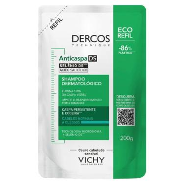 Imagem de Shampoo Anticaspa DS Vichy Dercos Cabelos Normais a Oleosos Refil 200g