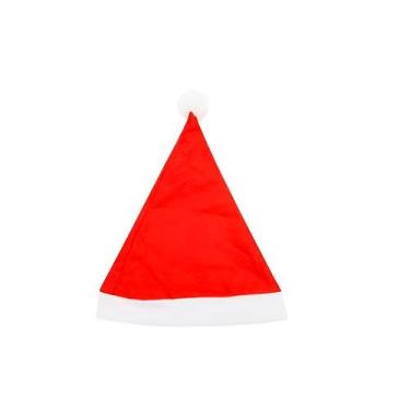 Imagem de Gorro Papai Noel Natal Tradicional Médio Vermelho Pelúcia - Shop Mix