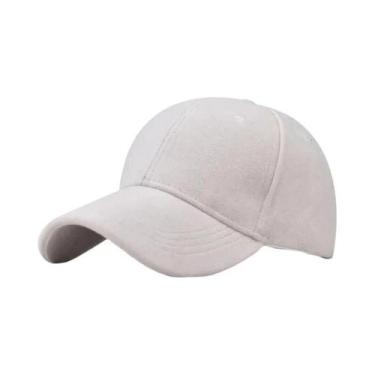 Imagem de Boné Snapback Unissex de Camurça - Chapéu Hip Hop para Outono, Bege br