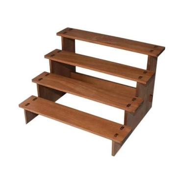 Imagem de Suporte De Exibição De Joias Vintage Em Madeira, Organizador Multifunc