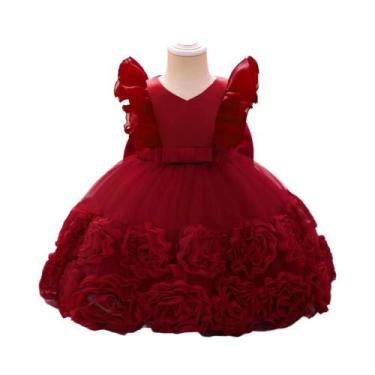 Imagem de Vestido De Princesa Elegante Em Renda Para Meninas, Fantasia De Casame