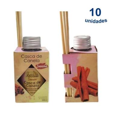 Imagem de 10 Aromatizador Ambiente Casca de Canela Difusor Vareta Perfume Casa 1