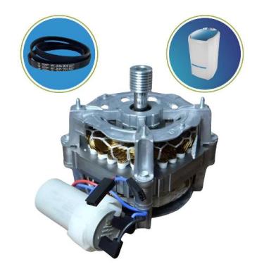 Imagem de Motor Lavadora Tanquinho Weg 1/4 Hp 110/127V Original C/Correia, Compa