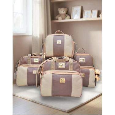 Imagem de Kit Bolsas Maternidade Completo Bebê Enxoval + Trocador Miellu - Linha