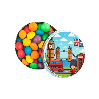 Imagem de Kit 30 Latinhas Lembrancinhas Londres