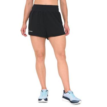 Imagem de Shorts Run 2 Olympikus Feminino, Preto, M