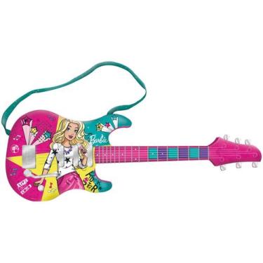 Imagem de Barbie Guitarra Fabulosa Função MP3 Player - Fun Divirta-se, Rosa, Bar