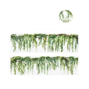 Imagem de Adesivo De Flores E Plantas: Rosa, Buganvílias, Hera E Musgo Para Álbu