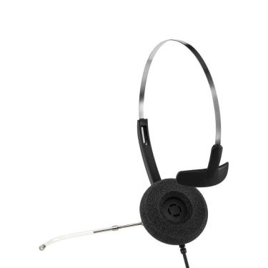Imagem de Headset com Fio Intelbras Ths-40 RJ9 para Comunicação Profissional com Conector RJ9 e Microfone com Tubo de Voz