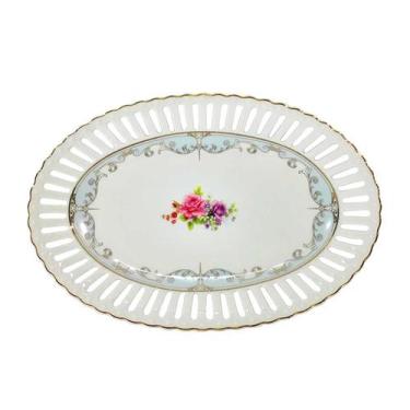 Imagem de Travessa Oval em New Bone China Mon Cheri 25x17,5x2,5cm - L'Hermitage
