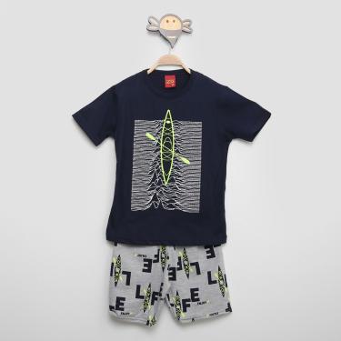 Imagem de Conjunto Infantil Kyly Remo Camiseta + Bermuda Menino-Masculino