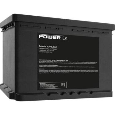 Imagem de Bateria Selada EN010 12V 5AH com Tecnologia VRLA-AGM Preto Power Tek