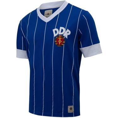 Imagem de Camisa Alemanha Retrô Oriental DDR 1974 Masculina-Masculino